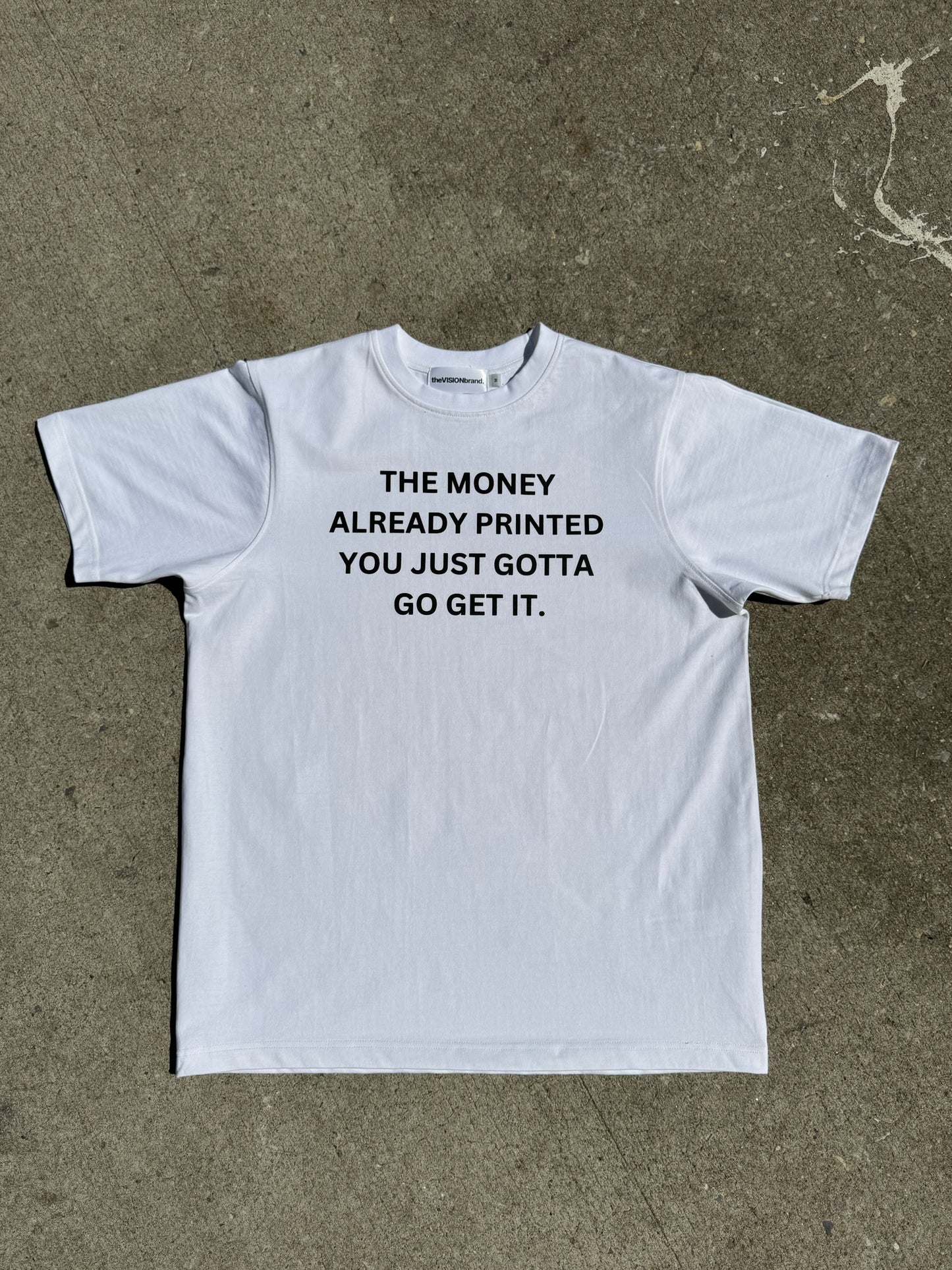 Hustle T-shirt white