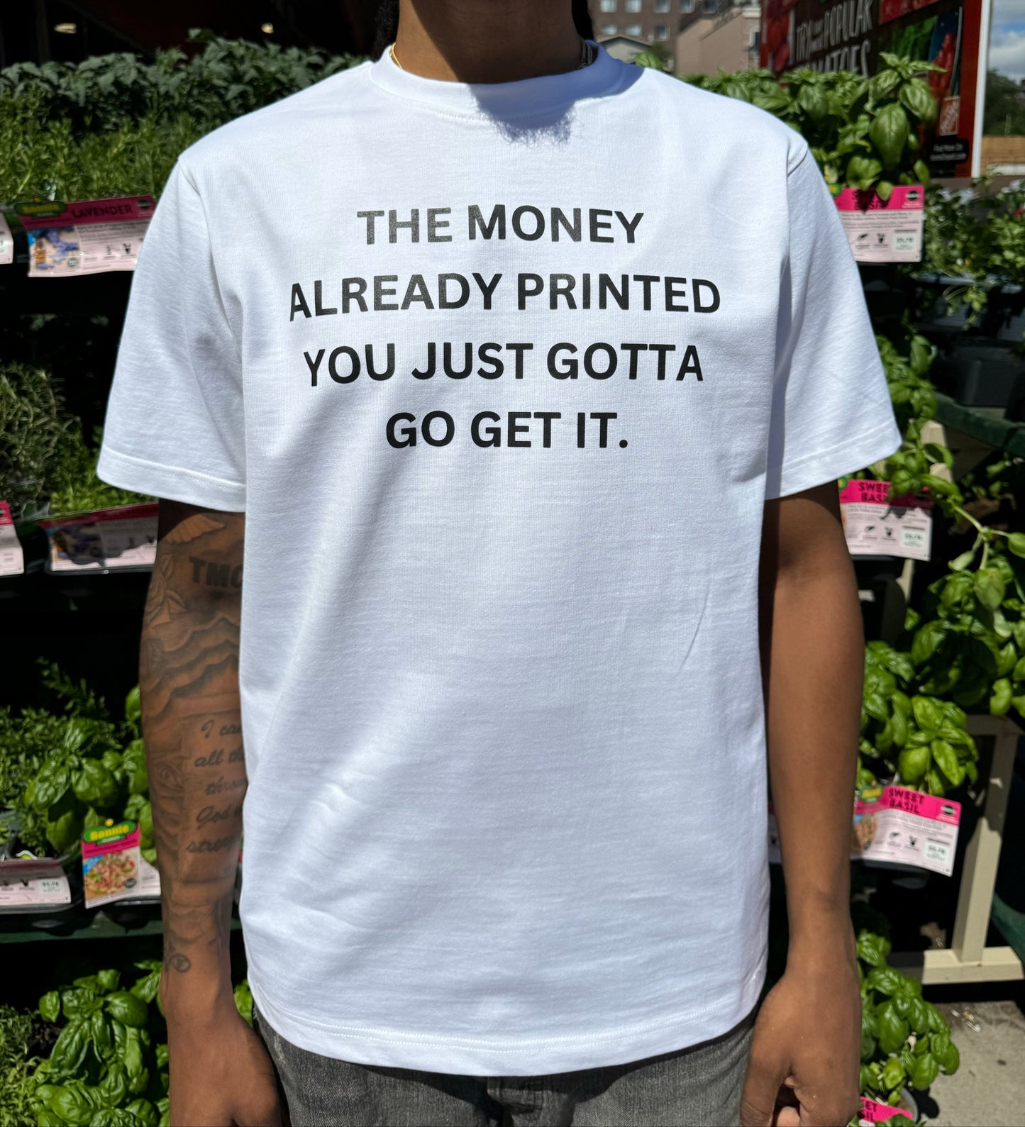 Hustle T-shirt white